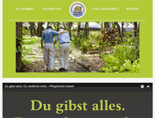 Tablet Screenshot of pflegearche.de